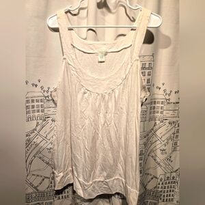 NWOT Women's Maurices White Knit Camisole/Tank Size 3